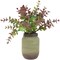 Northlight Real Touch™ Two-Toned Spring Eucalyptus Leaves Artificial Plant in Ceramic Pot 10"